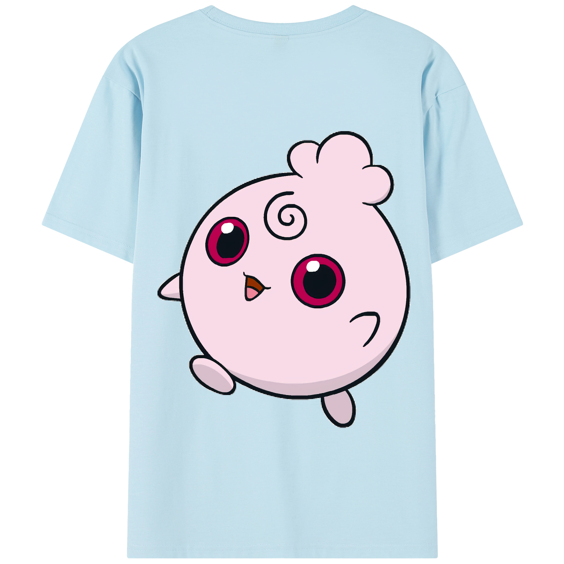 （画像用） ポケットモンスター Pokémon 綿100％半袖Tシャツ（背面プリント）